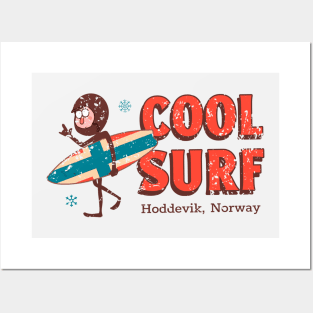 Cool surf in Norway Posters and Art